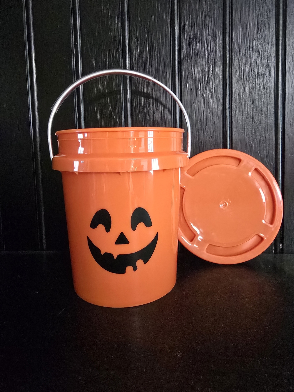Halloween Jack-O'-Lantern Mini Bucket - Orange